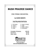 Bush Prairie Dance Orchestra sheet music cover